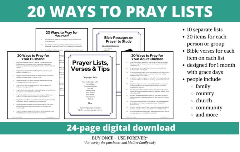 20 Ways to Pray for Your Country - Life, Love, and Jesus