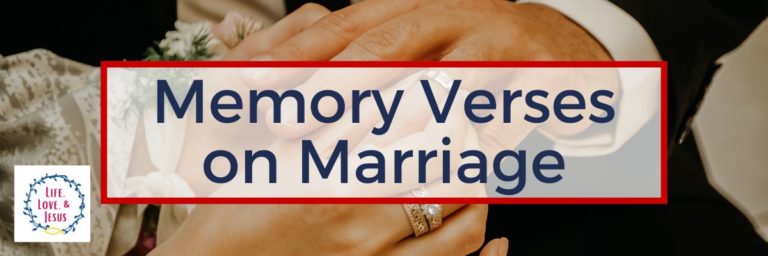 Marriage Memory Verses