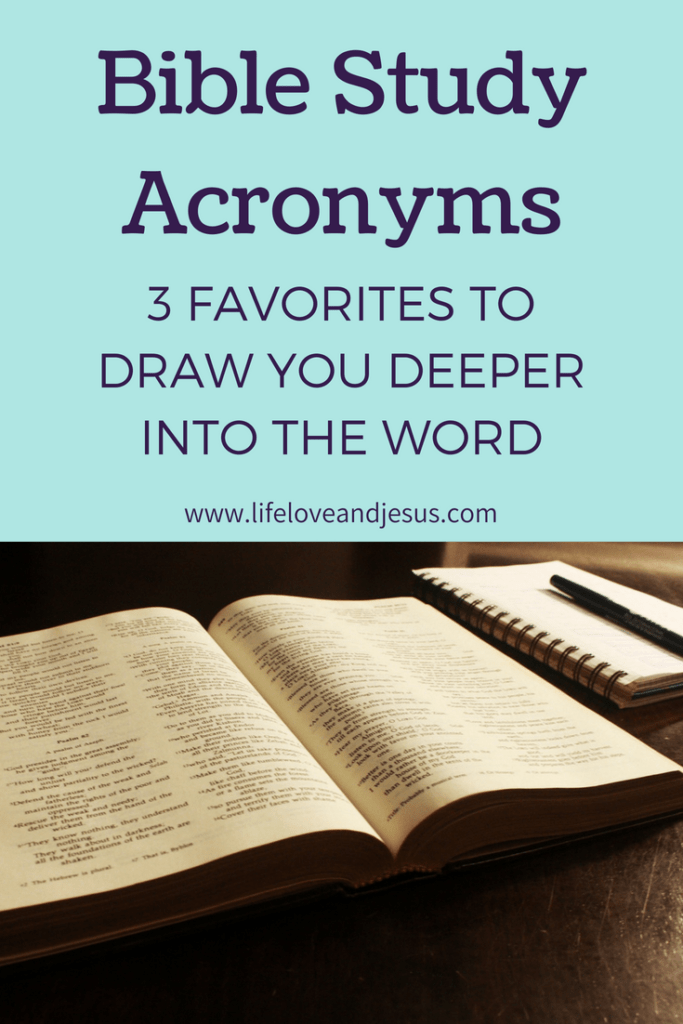 bible study acronyms
