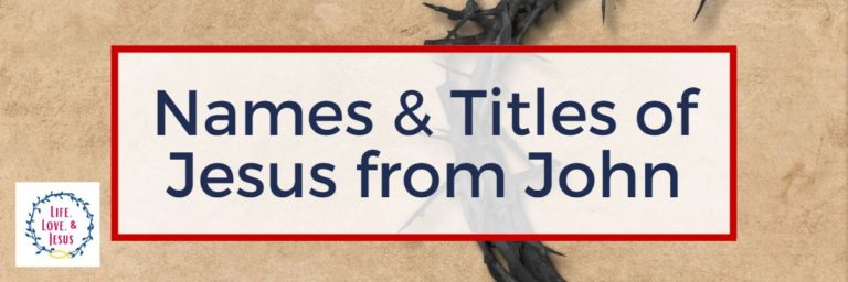 The Names and Titles of Jesus | From John’s Gospel