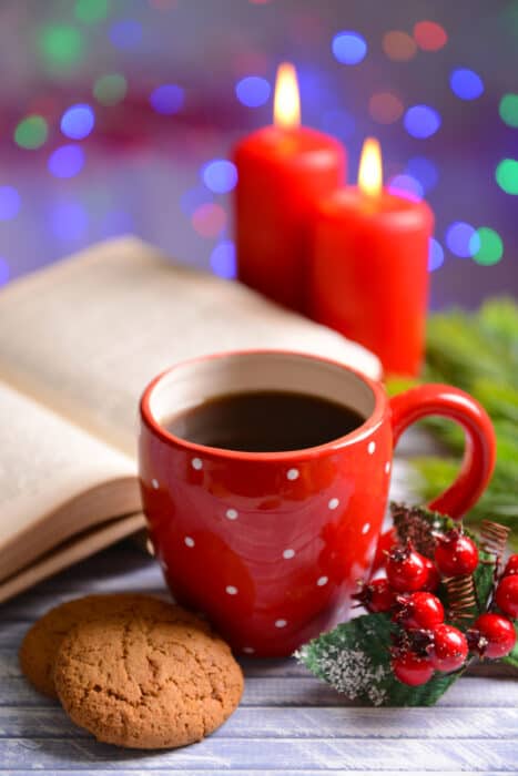 best Christmas picture books and coffee
