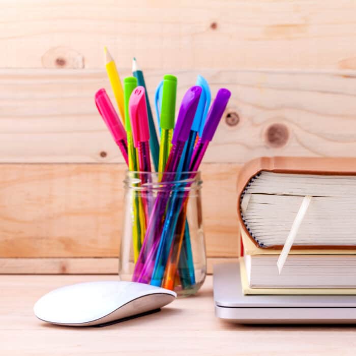 bible study tools and pens