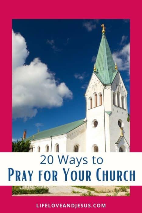 pray for your church