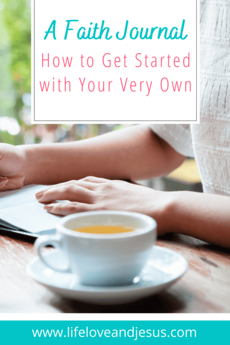 how to start your faith journal