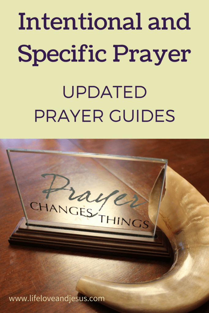 intentional and specific prayer