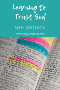 learning to trust God