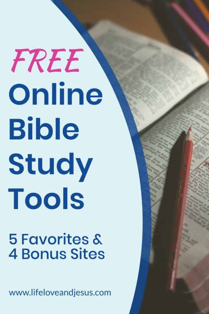 free online Bible study tools