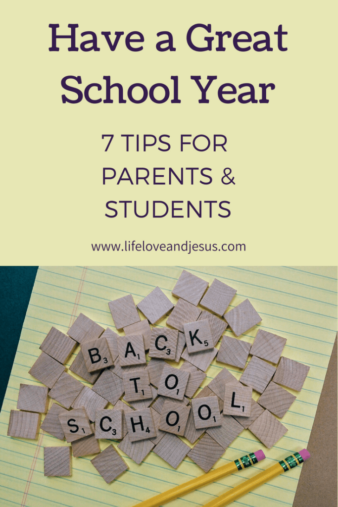 tips for a great school year